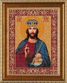 Ткань с рисунком для вышивки бисером Нова Слобода БИС 1209 «Христос Спаситель»
