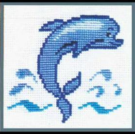 Набор для вышивания Сделай своими руками Д-04 «Дельфин»