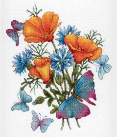 Набор для вышивания М.П. Студия НВ-653 «Ароматы любимых цветов»