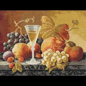 Набор для вышивания Панна Н-1234 «Натюрморт с вином и фруктами»