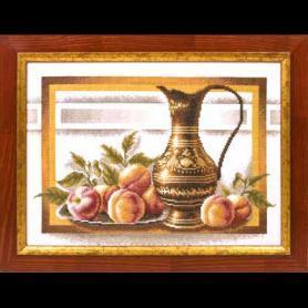 Набор для вышивания Панна N-0295 «Натюрморт с персиками»