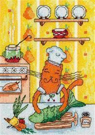 Набор для вышивания Кларт 8-219 «Кот-кулинар»