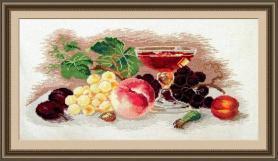 Набор для вышивания Овен 447 «Натюрморт с персиком»