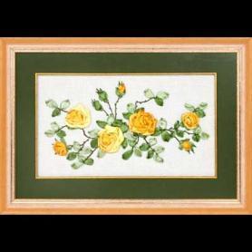 Набор для вышивания Панна Ц-1089 «Желтые розы»