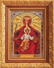 Набор для вышивания Кроше В-199 «Богородица Державная»