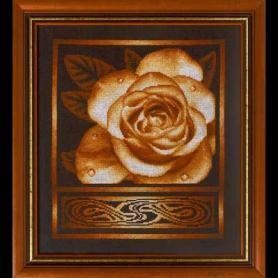 Набор для вышивания Панна Ц-1021 «Золотистая роза»