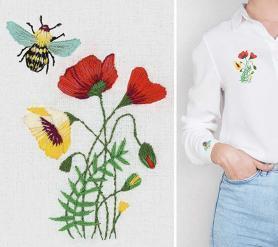 Набор для вышивания Панна JK-2181 «Букетик полевых цветов»