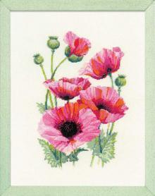 Набор для вышивания Риолис 1775 «Розовые маки»