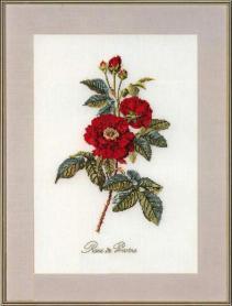 Набор для вышивания Thea Gouverneur 2029 «Красная роза»