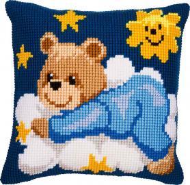 Набор для вышивания Vervaco PN-0008573 «Синий медведь на облаке»