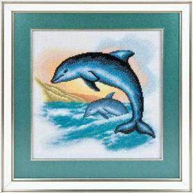 Набор для вышивания Панна Р-0953 «Дельфины»