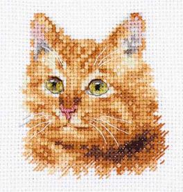 Набор для вышивания Алиса 0-207 «Животные в портретах. Рыжий кот»