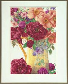 Набор для вышивания Thea Gouverneur 3019А «Букет роз»