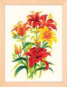 Набор для вышивания Риолис 1782 «Солнечные лилии»