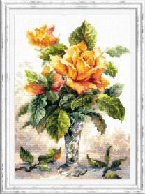 Набор для вышивания Чудесная Игла 40-79 «Жёлтые розы»