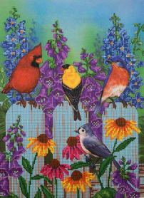 Ткань с рисунком для вышивания бисером Hobby & Pro НР-3023 