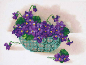 Ткань с рисунком для вышивания бисером Hobby & Pro НР-3035 