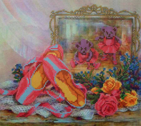 Ткань с рисунком для вышивания бисером Hobby & Pro НР-3040 