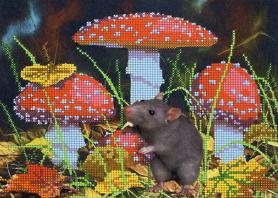 Ткань с рисунком для вышивания бисером Hobby & Pro НР-3089 