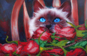 Ткань с рисунком для вышивания бисером Hobby & Pro НР-3125 