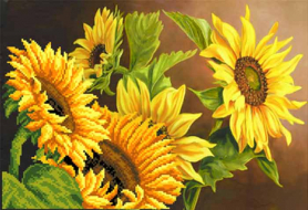 Ткань с рисунком для вышивания бисером Матрёнин посад 4063 