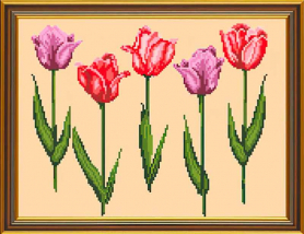 Ткань с рисунком для вышивки бисером Нова Слобода БИС 3043 