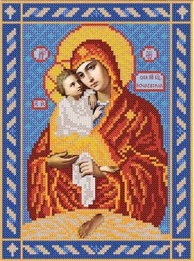 Ткань с рисунком для вышивки бисером Нова Слобода БИС9025 